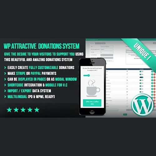 WP Attractive Donations System Easy Stripe & Paypal Donations