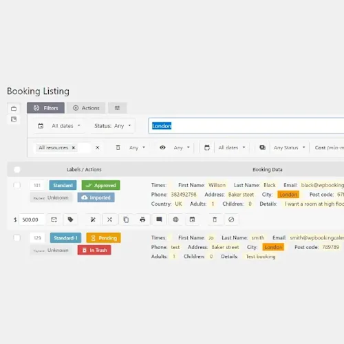 WP Booking Calendar – Business Large