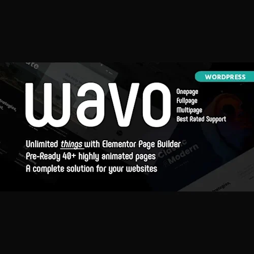 Wavo - Creative Portfolio & Agency Theme