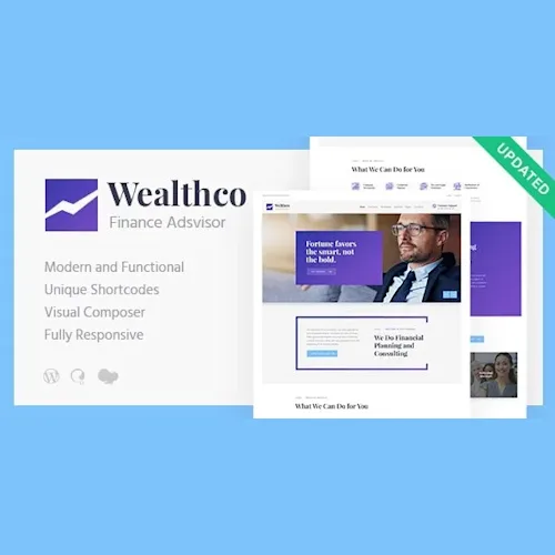 WealthCo – Business & Financial Consulting WordPress Theme
