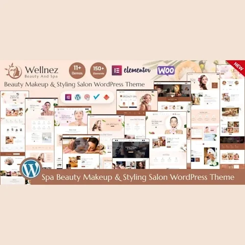 Wellnez – Beauty Spa & Wellness Salon WordPress Theme