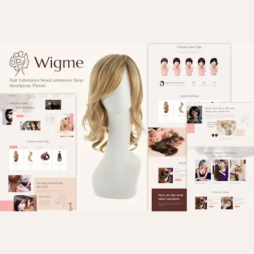 Wigme Hair Extensions WooCommerce Shop