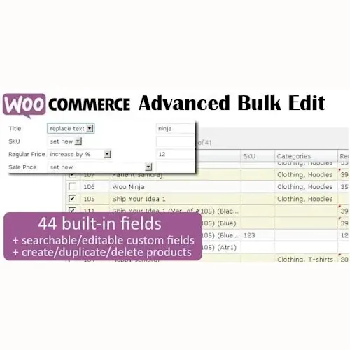 WooCommerce Advanced Bulk Edit