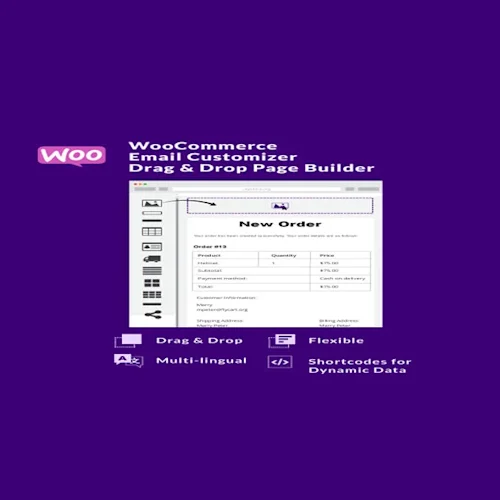 WooCommerce Email Customizer with Drag and Drop Email Builder