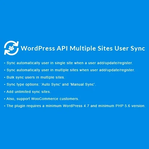 WordPress API Multiple Sites User Sync