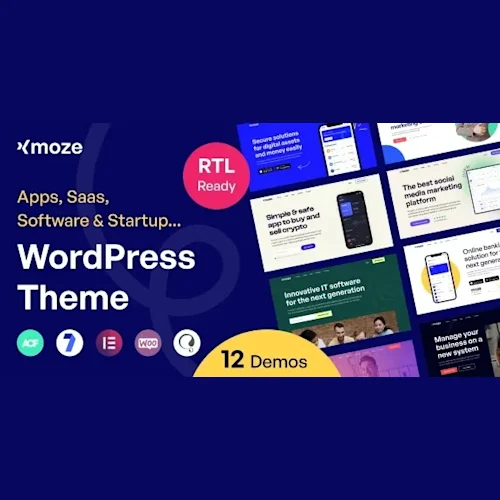 Xmoze - SaaS Software Startup WordPress Plugin