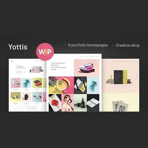 Yottis - Personal Creative Portfolio WordPress Theme with Store