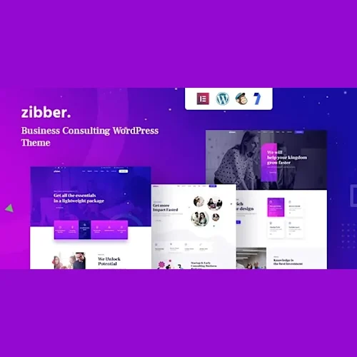 Zibber - Consulting Business WordPress Theme with RTL Support