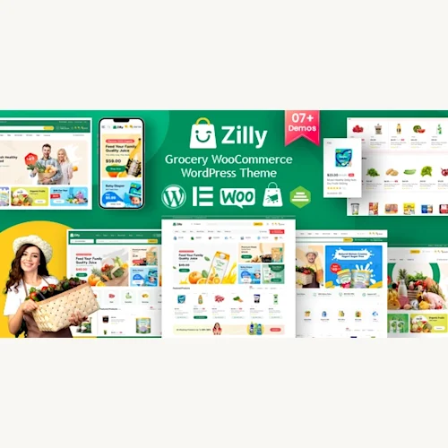 Zilly Grocery Store WordPress Theme