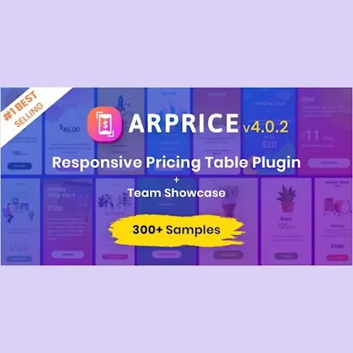 ARPrice Responsive WordPress Pricing Table Plugin