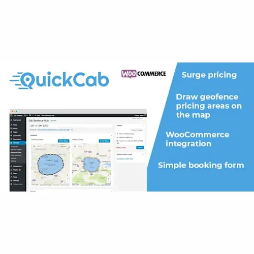 QuickCab WooCommerce Taxi Booking Plugin
