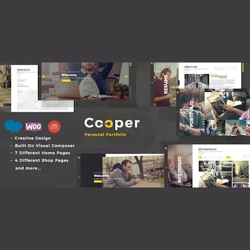 Cooper – Creative Responsive Personal Portfolio WordPress Theme