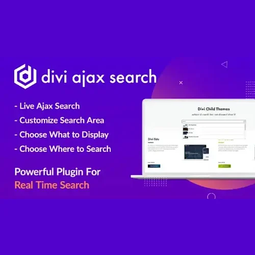 Divi Ajax Search