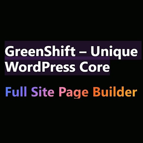 Greenshift Page Builder and Animation Gutenberg Plugin