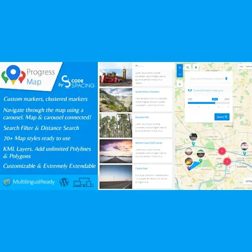 Progress Map WordPress Plugin