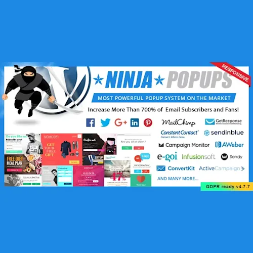Free Download Popup Plugin for WordPress – Ninja Popups