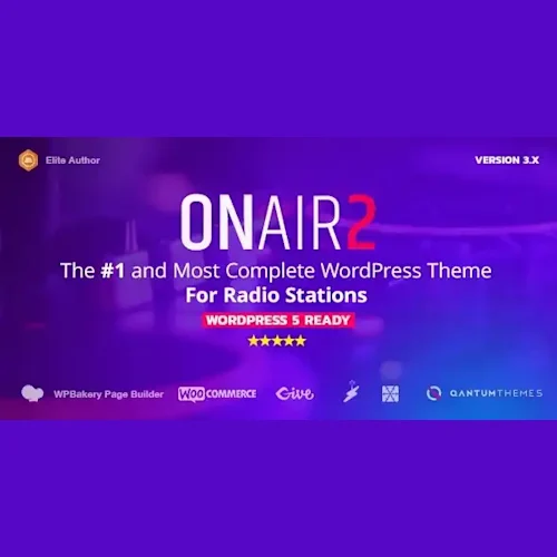 Onair2 – Radio Station WordPress Theme