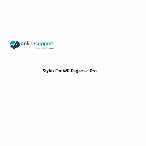 WP OnlineSupport Styles for WP Pagenavi Pro