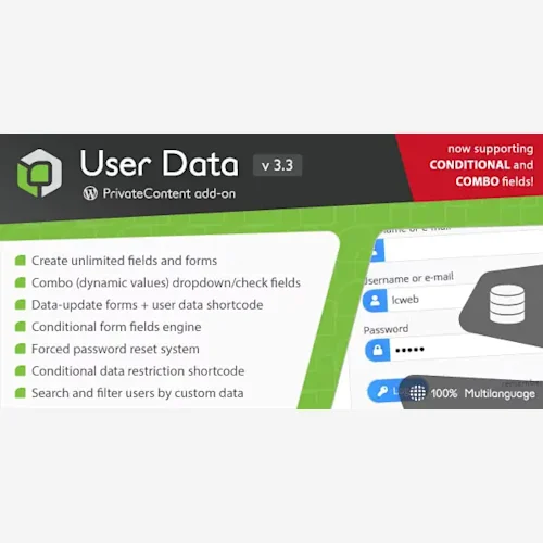 PrivateContent User Data Add-on