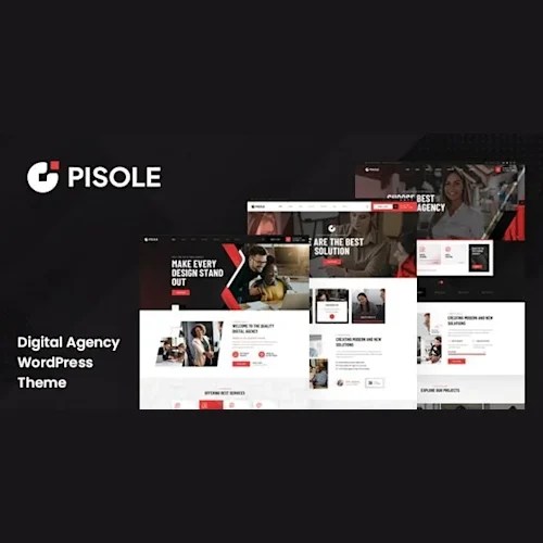 Pisole – Digital Creative Agency WordPress Theme