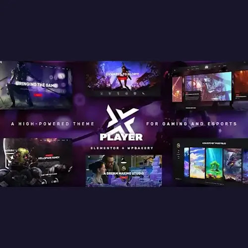 PlayerX – A High-Powered Theme for Gaming and eSports