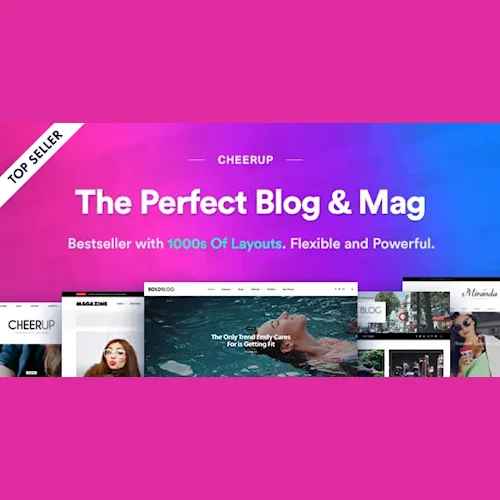 CheerUp – Food, Blog & Magazine WordPress Theme