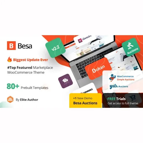 Besa – Elementor Marketplace WooCommerce Theme