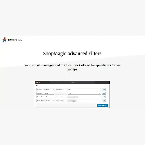 ShopMagic Advanced Filters