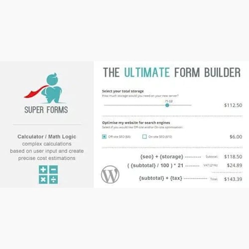Super Forms Calculator