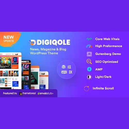 Digiqole – News Magazine WordPress Theme