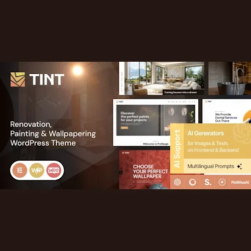 Tint – Renovation, Painting & Wallpapering WordPress Theme