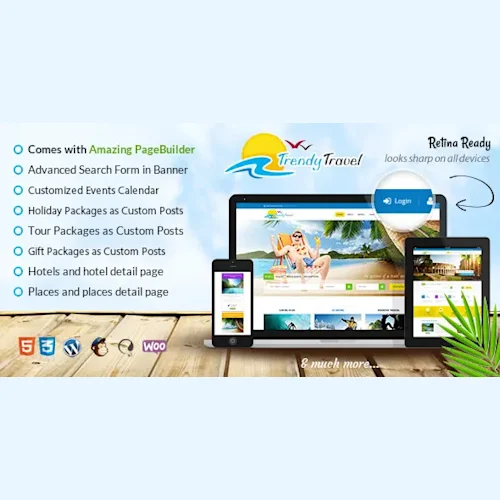 Trendy Travel WordPress Theme